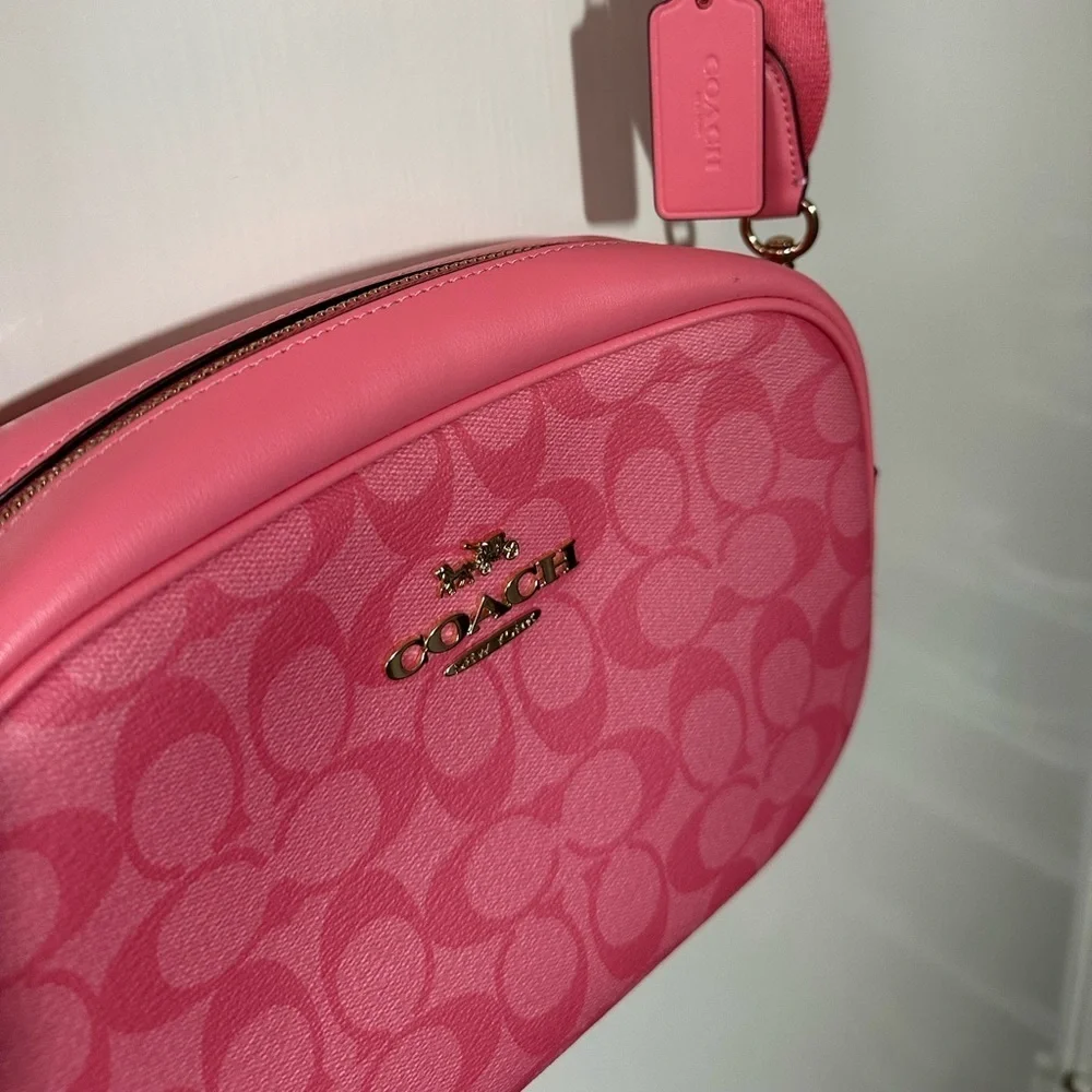 Coach Signature Pink Crossbody Bag